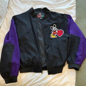 Oversized Vintage Mickey Mouse Bomber